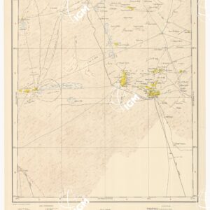 CARTA DIMOSTRATIVA DELLA LIBIA - Foglio 21 GIALO FEBBRAIO 1941 XIX