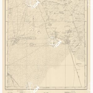 CARTA DIMOSTRATIVA DELLA LIBIA - Foglio 21 GIALO FEBBRAIO 1941 XIX