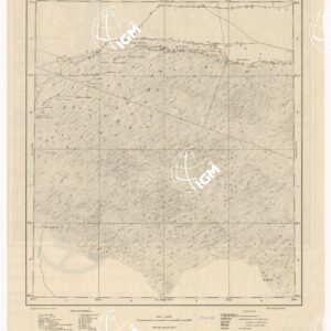 CARTA DIMOSTRATIVA DELLA LIBIA - Foglio 22 BIR EL - ABEIED