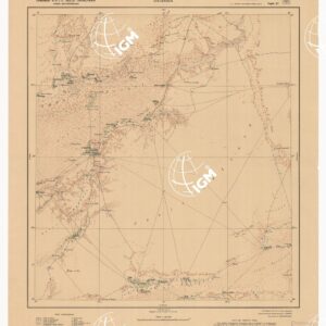 CARTA DIMOSTRATIVA DELLA LIBIA - Foglio 27 SEBHA COMANDO R.C.T.C. DELLA TRIPOLITANIA