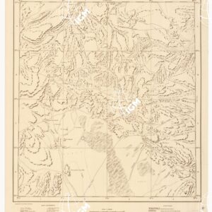 CARTA DIMOSTRATIVA DELLA LIBIA - Foglio 33 TARZ ULLI GIUGNO 1942 XX