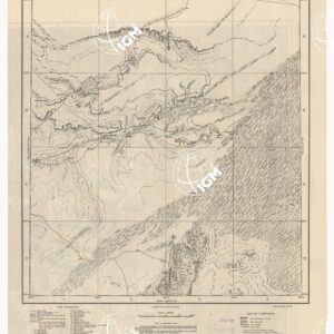 CARTA DIMOSTRATIVA DELLA LIBIA - Foglio 38 BIR EL MAARUF