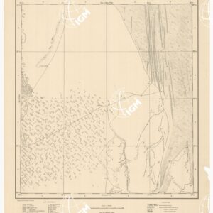 CARTA DIMOSTRATIVA DELLA LIBIA - Foglio 41 GRARA EL - BLATA MAGGIO 1941 XIX