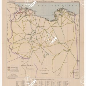 RETE SCHEMATICA DELLE PRINCIPALI COMUNICAZIONI IN LIBIA