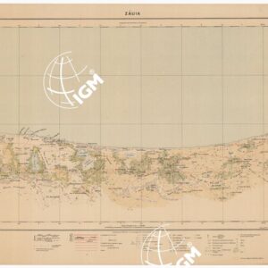 LIBIA AL 100.000.
Fogli 1, 2, 3 (ZAUIA, TRIPOLI, GARIAN).