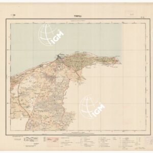 LIBIA AL 100 000.
Fogli 1, 2, 3 (ZAUIA, TRIPOLI, GARIAN).