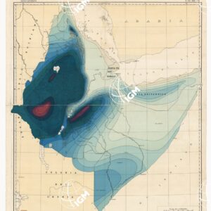 AFRICA ORIENTALE ITALIANA - CARTA PLUVIOMETRICA COMPILATA DA A. FANTOLI