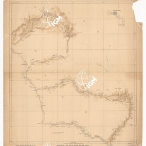 CARTA ITINERARIA DELLA SPEDIZIONE DI S.A.R. LUIGI DI SAVOIA DUCA DEGLI ABRUZZI PER L'ESPLORAZIONE DELLO UABI-UEBI SCEBELI 1928-1929 - Foglio 4 SAUENA