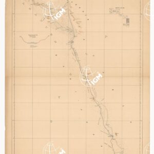 CARTA ITINERARIA DELLA SPEDIZIONE DI S.A.R. LUIGI DI SAVOIA DUCA DEGLI ABRUZZI PER L'ESPLORAZIONE DELLO UABI-UEBI SCEBELI 1928-1929 - Foglio 7 BELED UEN