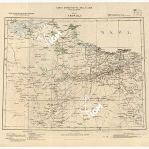 CARTA DIMOSTRATIVA DELLA LIBIA - Foglio 1 TRIPOLI