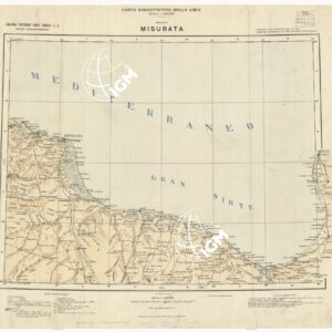 CARTA DIMOSTRATIVA DELLA LIBIA - Foglio 2 MISURATA