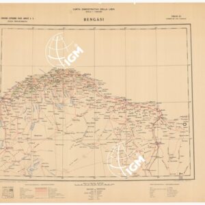 CARTA DIMOSTRATIVA DELLA LIBIA - Foglio III BENGASI