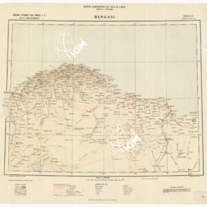 CARTA DIMOSTRATIVA DELLA LIBIA - Foglio III BENGASI