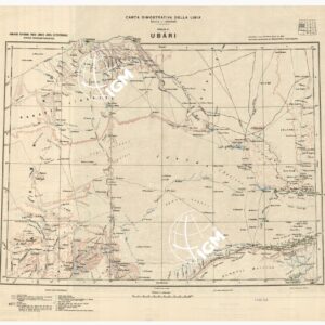 CARTA DIMOSTRATIVA DELLA LIBIA - Foglio 4 UBARI