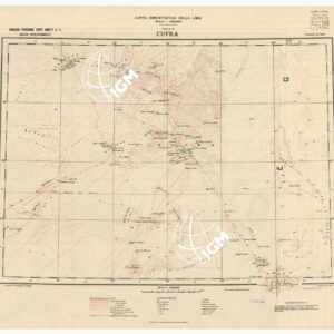 CARTA DIMOSTRATIVA DELLA LIBIA - Foglio 9 CUFRA