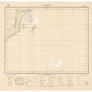 CARTA TOPOGRAFICA DELLA LIBIA - AMSEAT Foglio 1798