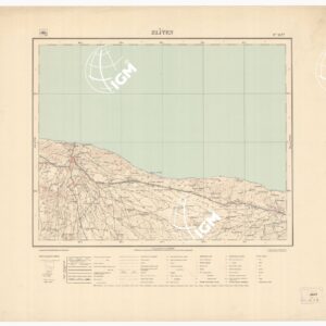 CARTA TOPOGRAFICA DELLA LIBIA - ZLITEN Foglio 1477
