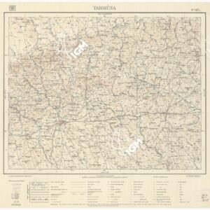 CARTA TOPOGRAFICA DELLA LIBIA - TARHUNA Foglio 1475