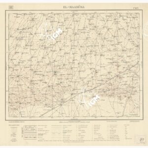 CARTA TOPOGRAFICA DELLA LIBIA - EL MAAMURA Foglio 1473