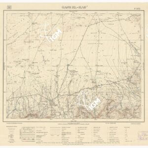 CARTA TOPOGRAFICA DELLA LIBIA - GASR EL- HAG Foglio 1572