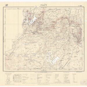 CARTA TOPOGRAFICA DELLA LIBIA - NALUT Foglio 1669