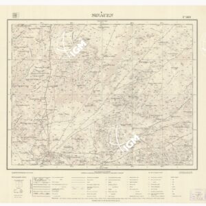 CARTA TOPOGRAFICA DELLA LIBIA - SINAUEN Foglio 1869