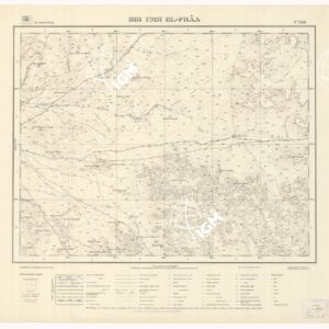 CARTA TOPOGRAFICA DELLA LIBIA - BIR UMM EL-FRAA Foglio 2169