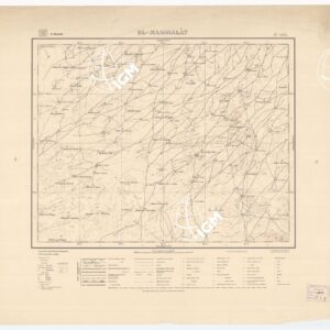 CARTA TOPOGRAFICA DELLA LIBIA - EL MAASSALAT Foglio 1472