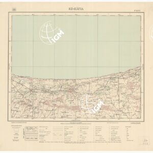 CARTA TOPOGRAFICA DELLA LIBIA - EL ZAUIA Foglio 1373