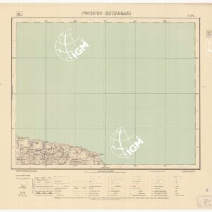 CARTA TOPOGRAFICA DELLA LIBIA - FONDUCH EN-NAGGAZA Foglio 1376