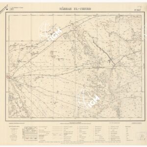 CARTA TOPOGRAFICA DELLA LIBIA - MARBAH EL-CHERB Foglio 2167