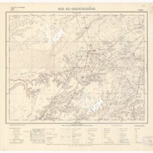 CARTA TOPOGRAFICA DELLA LIBIA - BIR EL-MESCEGHIGH Foglio 1968