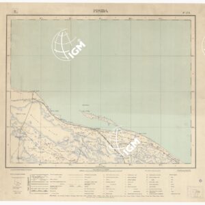 CARTA TOPOGRAFICA DELLA LIBIA - PISIDA Foglio 1271