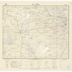 CARTA TOPOGRAFICA DELLA LIBIA - EL- ASSA Foglio 1371
