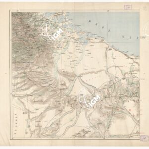 CARTA DEL TERRITORIO DELLA TRIPOLITANIA FRA LA COSTA ED IL GEBEL DAL CONFINE TUNISINO A MESRATA - Foglio 2