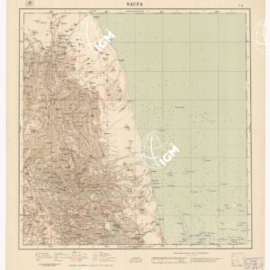 CARTA DIMOSTRATIVA DELLA COLONIA ERITREA E REGIONI ADIACENTI -  Foglio 2 NACFA