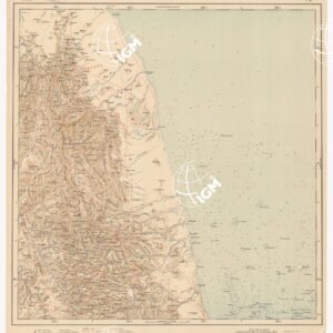 CARTA DIMOSTRATIVA DELLA COLONIA ERITREA E REGIONI ADIACENTI -  Foglio 2 NACFA