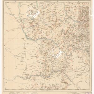 CARTA DIMOSTRATIVA DELLA COLONIA ERITREA E REGIONI ADIACENTI - Foglio 5 AGORDAT