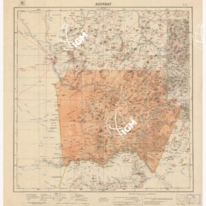 CARTA DIMOSTRATIVA DELLA COLONIA ERITREA E REGIONI ADIACENTI - Foglio 5 AGORDAT