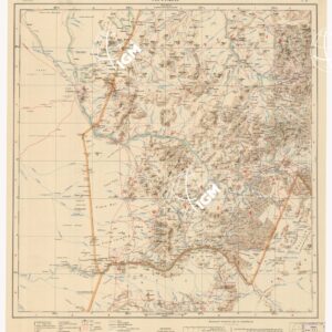 CARTA DIMOSTRATIVA DELLA COLONIA ERITREA E REGIONI ADIACENTI - Foglio 5 AGORDAT