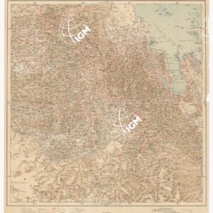 CARTA DIMOSTRATIVA DELLA COLONIA ERITREA E REGIONI ADIACENTI - Foglio 6 ASMARA