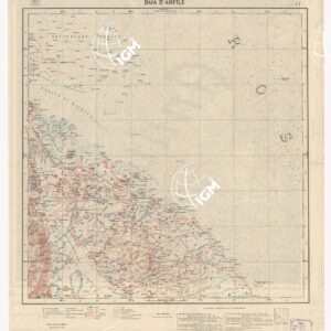 CARTA DIMOSTRATIVA DELLA COLONIA ERITREA E REGIONI ADIACENTI - Foglio 7 BAIA D'AMFILE'