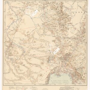 CARTA DIMOSTRATIVA DELLA COLONIA ERITREA E REGIONI ADIACENTI - Foglio 9 GONDAR