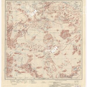 CARTA DIMOSTRATIVA DELLA COLONIA ERITREA E REGIONI ADIACENTI - Foglio 11 EDD