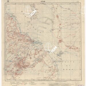 CARTA DIMOSTRATIVA DELLA COLONIA ERITREA E REGIONI ADIACENTI - Foglio 12 ASSAB