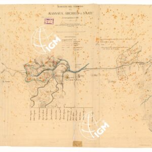 SCHIZZO DEL TERRENO FRA MASSAUA, ARCHICO E SAATI