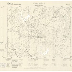 CARTA DELLA TRIPOLITANIA (CARTA DELLA LIBIA) - Foglio 1577 GASR SIUTA I.S.E.
