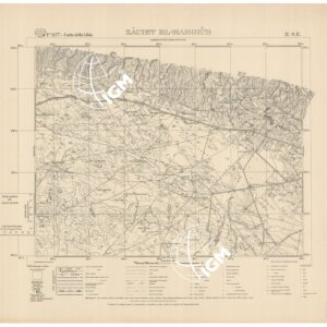 CARTA DELLA TRIPOLITANIA (CARTA DELLA LIBIA) - Foglio 1477 ZAUIET EL-MAHGIUB II.S.E.