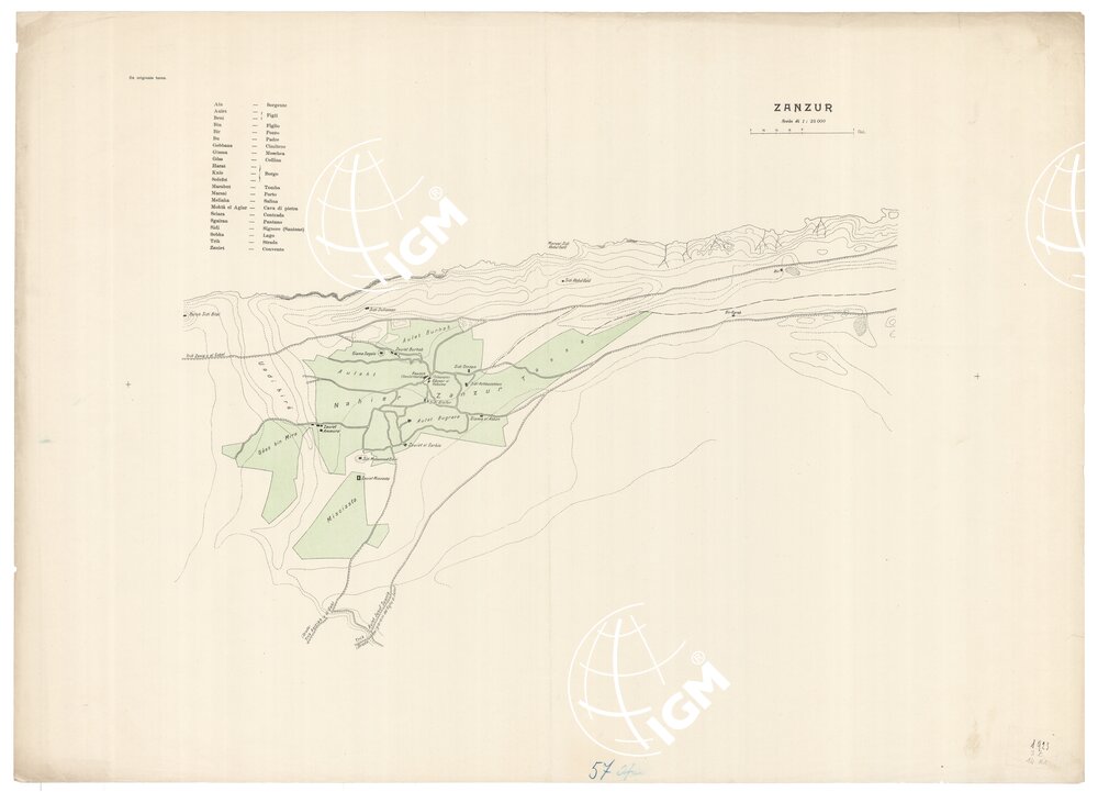 TRIPOLI,TAGIURA, ZANZUR - Foglio 4 ZANZUR