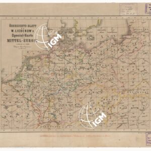 SPECIAL KARTE VON MITTEL EUROPA - QUADRO D'UNIONE